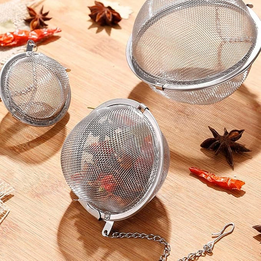 Roestvrijstalen Thee-ei – Herbruikbare Theefilter (5 – 7 – 9 cm)