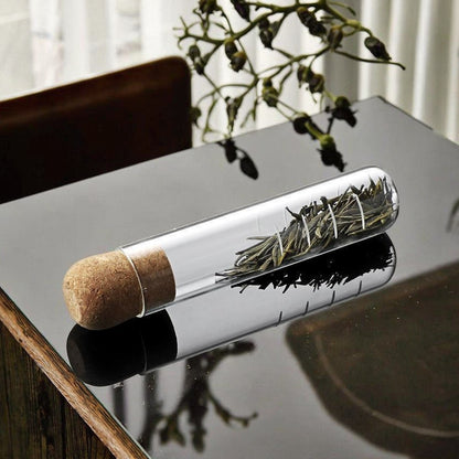 Glazen Thee-Infuser met Kurk – Voor Losse Thee