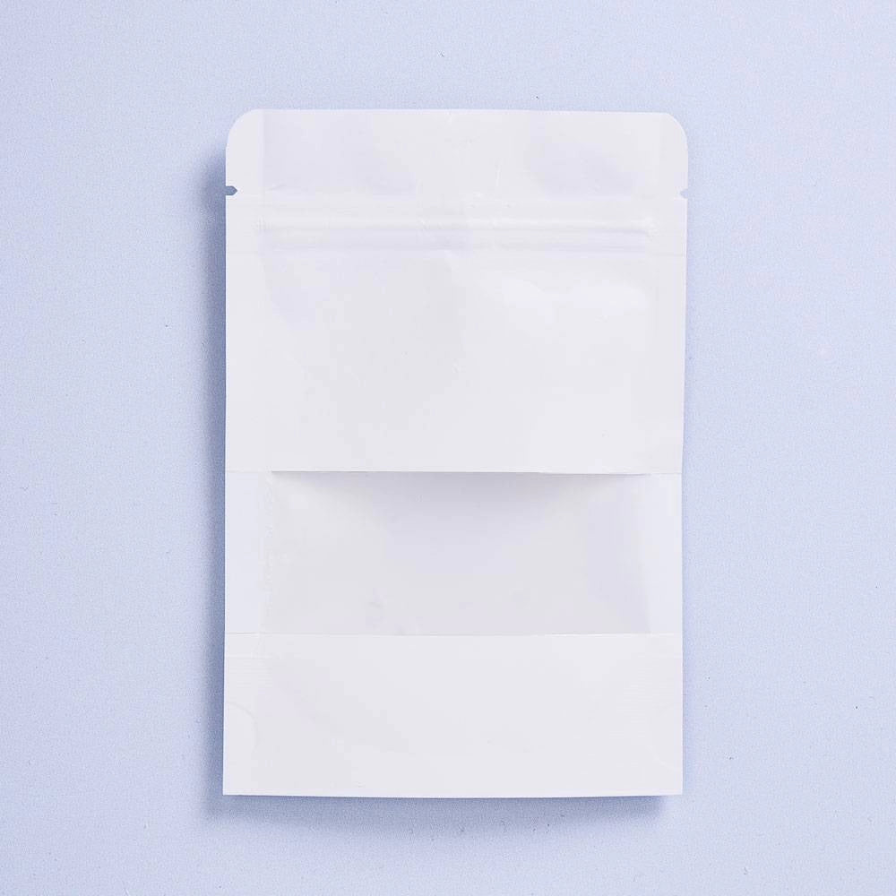 Witte Ziplock Zakjes met Venster – Meerdere Formaten